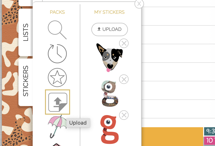 digital planner stickers-upload artful agenda